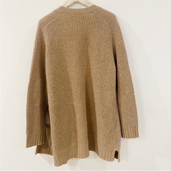 360 Cashmere wool and cashmere waffle knitted grandpa cardigan NEW - Picture 3 of 7